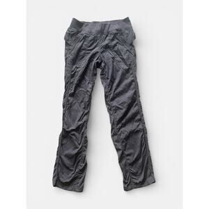 LULULEMON Quick Step Pant Gray Women’s Sz 10 Roll-Up Multi-Pocket Dance W5101S